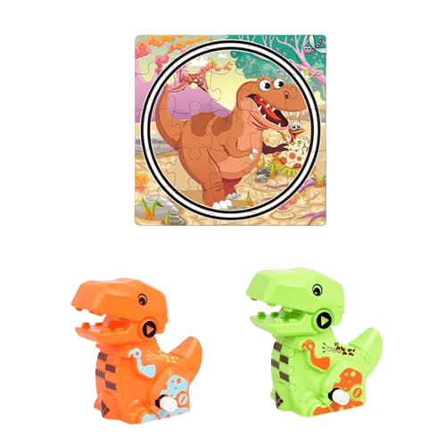 Dinosaurier Puzzle Windup Track Adventure Playset Für Kleinkinder Fun Lernen Spielzeug Interaktive Dinosaurier Puzzle Track Spiel von SELVFZ