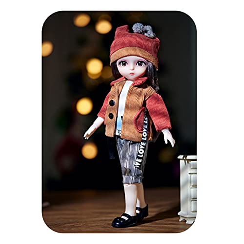 Dolls Dolls Jointed Für Puppen Spielzeug Mit Vollem Set Clothes Schuhe Perücke Make Up Geschenke Für Kinder Mädchen Augapfelpuppe Dolls Dolls Jointed Für Puppen Spielzeug Mit Vollem Set Clothes Schuhe Perücke Make Up Geschenke Für Kinder Mädchen Augapfelpuppe von SELVFZ