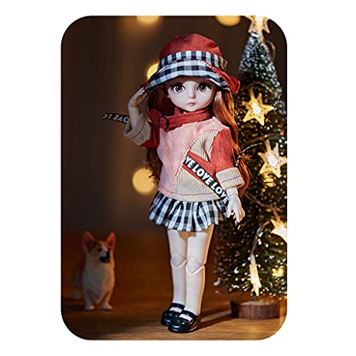 Dolls Dolls Jointed Für Puppen Spielzeug Mit Vollem Set Clothes Schuhe Perücke Make Up Geschenke Für Kinder Mädchen Augapfelpuppe Dolls Dolls Jointed Für Puppen Spielzeug Mit Vollem Set Clothes Schuhe Perücke Make Up Geschenke Für Kinder Mädchen Augapfelpuppe von SELVFZ