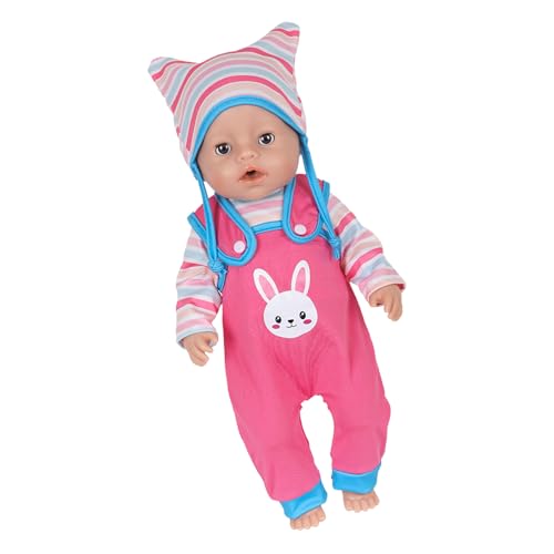 Easy Dressing Doll Strampler Mit & Shirt 43 cm Atmungsaktiven Overalls Für Kinder So Tun Spiele Kostüm Schnellverkaufspuppen Overalls von SELVFZ