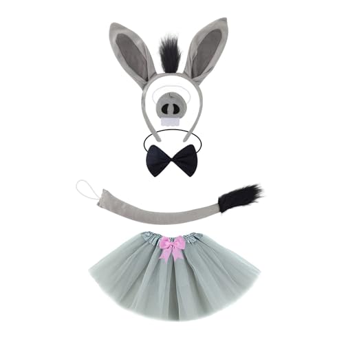 Eselkostüm Set Mit Eselschwanz Bowtie Handschuh Und Stirnband Halloween Dress Up Outfit Für Kid Birthday Cosplay Eselkostüm Set Mit Eselschwanz Bowtie Handschuh Und Stirnband Halloween Dress Up Outfit Für Kid Birthday Cosplay von SELVFZ