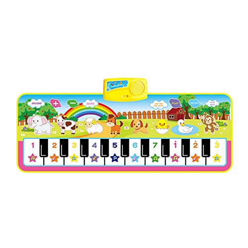 SELVFZ Faltbare Musik Klaviermatte Spielzeug Für W/Record Wiedergabe Tragbare Instrumentenmatte Feine Motor Skill Lerngeschenk von SELVFZ