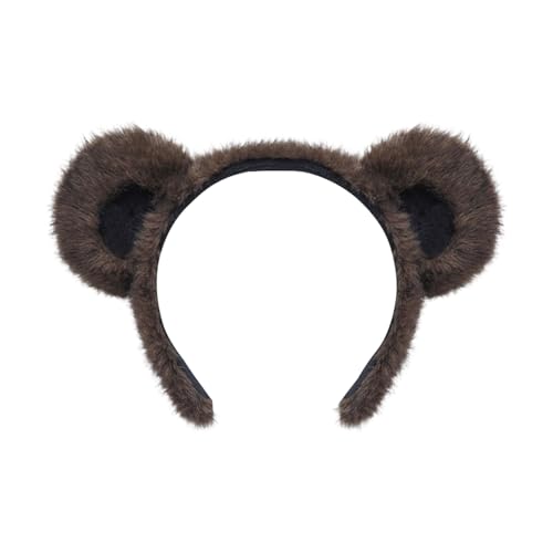 Faux Bear Ohrs Stirnband & Kurzschwanz Set Animal Cosplay Kostüm Für Halloween Weihnachtsfeier Accessoires Halloween Cosplay Kostüm Faux Bear Ohrs Stirnband & Kurzschwanz Set Animal Cosplay Kostüm Für Halloween Weihnachtsfeier Accessoires Halloween Cosplay Kostüm von SELVFZ