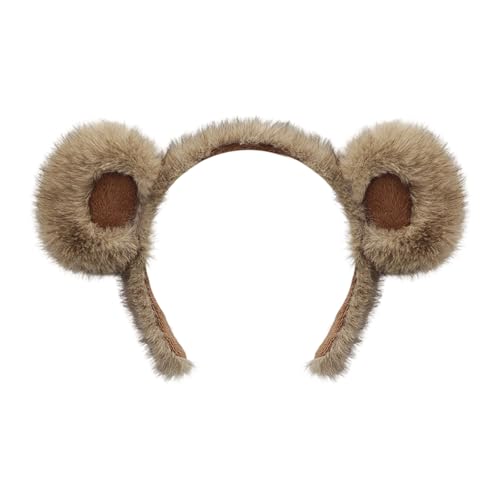 Faux Bear Ohrs Stirnband & Kurzschwanz Set Animal Cosplay Kostüm Für Halloween Weihnachtsfeier Accessoires Halloween Cosplay Kostüm Faux Bear Ohrs Stirnband & Kurzschwanz Set Animal Cosplay Kostüm Für Halloween Weihnachtsfeier Accessoires Halloween Cosplay Kostüm von SELVFZ
