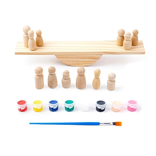 Holzausgleichsblöcke Kinder Stapel Spielzeug Für 36 Monate Und Up Geschenke Und Spielzeug Für Jungen Mädchen Holzausgleichsspielzeug Zum Malen Holzausgleichsblöcke Kinder Stapel Spielzeug Für 36 Monate Und Up Geschenke Und Spielzeug Für Jungen Mädchen Holzausgleichsspielzeug Zum Malen von SELVFZ