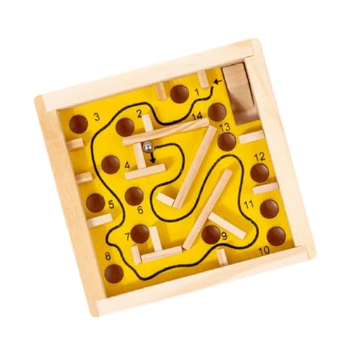 Holzbalance Maze Game Walking Perlen Puzzlespielzeug Mit Herausfordernden Wegen Für Kinder Lernen Spielzeug Um Raum Zu Denken Elternkind Interaktives Puzzlespiel Entwickeln von SELVFZ