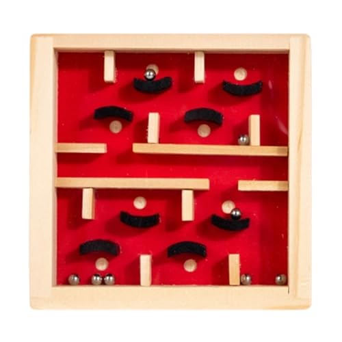 Holzbalance Maze Game Walking Perlen Puzzlespielzeug Mit Herausfordernden Wegen Für Kinder Lernen Spielzeug Um Raum Zu Denken Elternkind Interaktives Puzzlespiel Entwickeln von SELVFZ