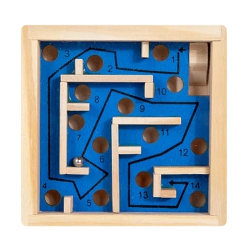 Holzbalance Maze Game Walking Perlen Puzzlespielzeug Mit Herausfordernden Wegen Für Kinder Lernen Spielzeug Um Raum Zu Denken Elternkind Interaktives Puzzlespiel Entwickeln von SELVFZ