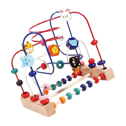 Holzperlenfadenspielzeug Farbsortierung Feinmotorische Fähigkeiten Und Hand Eye Koordinationspraxis Holzfäden Perlen Spielzeug von SELVFZ