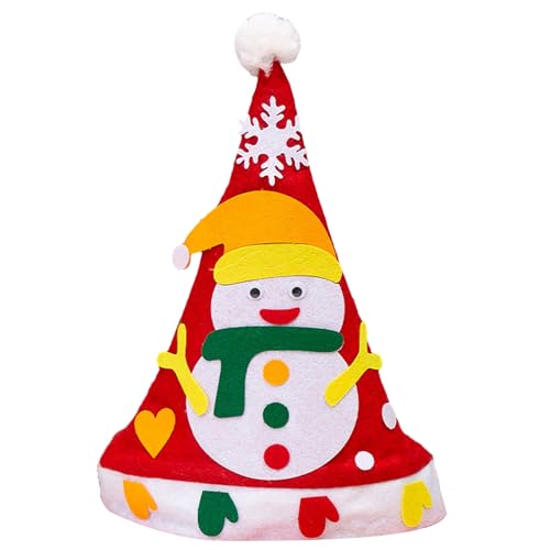 Karneval Santa Materialbeutel Rote Farbe Erwachsener Warmes Weihnachtshut SET Für Erwachsene Teenager Unisex Weihnachtsgeschenk von SELVFZ