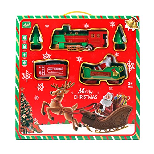 Kids Train Set Toy Weihnachten Themenbatterie Batterie Zugspielzeug Mit Leichten Und Klang Jungen Mädchen Mädchen Kids Train Set Toy Weihnachten Themenbatterie Batterie Zugspielzeug Mit Leichten Und Klang Jungen Mädchen Mädchen von SELVFZ
