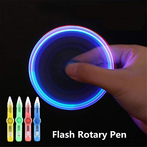 Kinder Interaktiver Puzzle Spielzeug Fingerspinner Glänzender Stift Mit Farbenfrohen Malerei Gehirntraining Bildung Anti Stress Spielzeug Kugelstifte Blau Punkt von SELVFZ