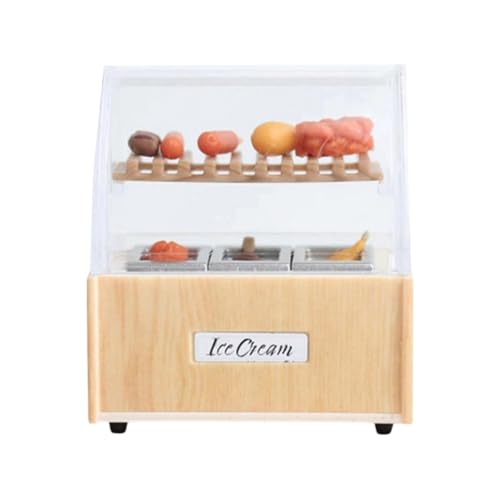 Kinder Kreative Spielen Kuchenstand Dollhouses Möbel Kompakt Aufbewahrung Mit Brotmodell Miniatur Display Für Dollhouses von SELVFZ