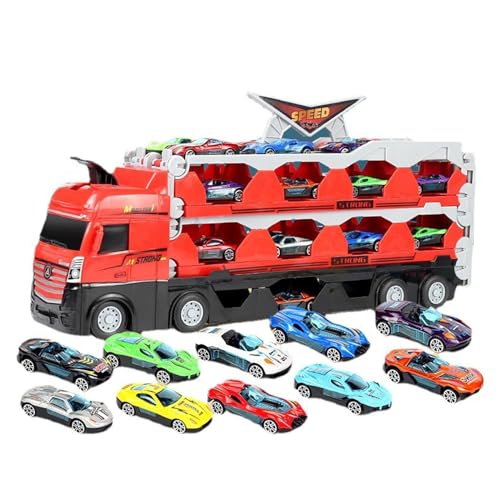 Kleinkindspielzeug Für 3+ Kinder Transportauto Träger Set Lastwagen Spielzeug 16/24 Leichtmetall Rennwagen Spielzeug Faltbare Rennstrecke 24 Slot Kleinkindspielzeug Für 3+ Kinder Transportauto Träger Set Lastwagen Spielzeug 16/24 Leichtmetall Rennwagen Spielzeug Faltbare Rennstrecke 24 Slot von SELVFZ