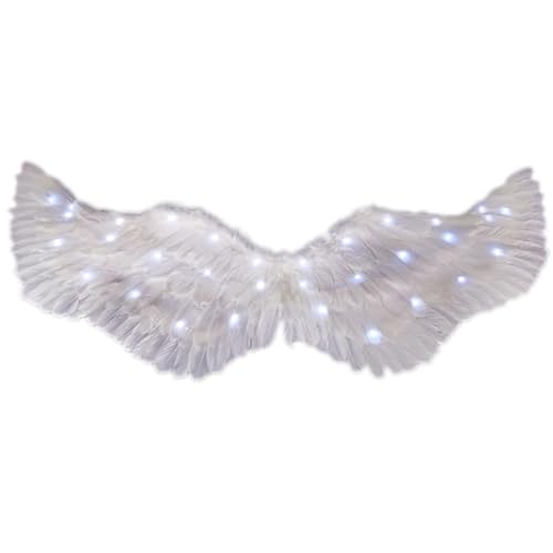 LED Fairy Princess Kostüm Set Umfassen Stirnband Fairy Wing LED LEG LAUT UP STAND Für 2-12 Jahre Mädchen von SELVFZ