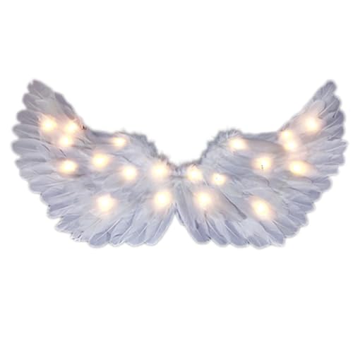 LED Fairy Princess Kostüm Set Umfassen Stirnband Fairy Wing LED LEG LAUT UP STAND Für 2-12 Jahre Mädchen von SELVFZ