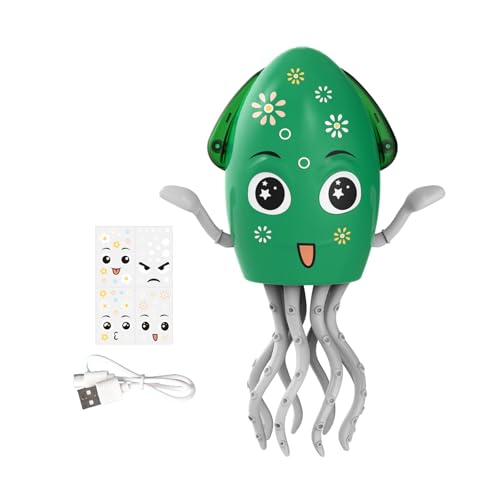 Leuchten Musikalische Qualle Toy Automatic Sensing Movement Interactive Dance Robot Animal Für Kleinkind Auditorisch Stimulieren Hindernisvermeidung Tanzspielzeug von SELVFZ