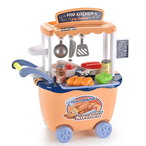 Little Kitchen Playset Kitchen Spielzeugset Mit Realistischem Sound & Licht Für Spielwaschbecken Kochherd Mit Dampf Für Spielen Food Little Kitchen Playset for Girls Wood Little Kitchen Playset Kitchen Spielzeugset Mit Realistischem Sound & Licht Für Spielwaschbecken Kochherd Mit Dampf Für Spielen Food Little Kitchen Playset for Girls Wood von SELVFZ