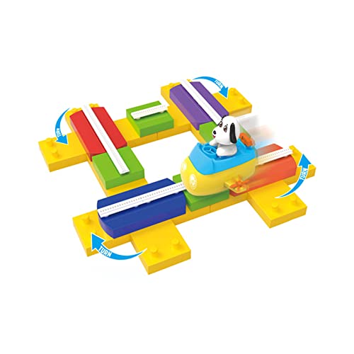 Lustige Racing Car Toy Blocks Mit Farbenfrohen Strecke & Schieben Für Autos Kiddie Interactive Education Vorschule Party Acti von SELVFZ