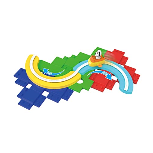 Lustige Racing Car Toy Blocks Mit Farbenfrohen Strecke & Schieben Für Autos Kiddie Interactive Education Vorschule Party Acti von SELVFZ