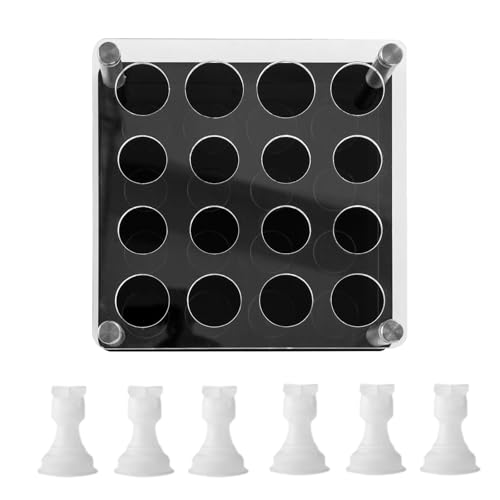 Mehrzweck Schachstücken Speicherhalter Acryl Display Stand Für Silikonschachformen Praktische Spiel Kits Accessoires von SELVFZ
