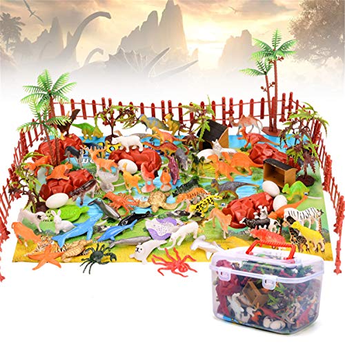 Miniaturtier Szenen Dekoration Set Von 90 Prozent Für W/Simulation Dinosaurier Eggs Puppenhaus ACCS Fischmodell Kinder G von SELVFZ