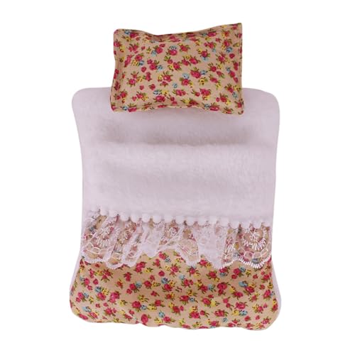 Modeblumenmuster Puppenbett Set Mit Kissen Und Schlafsack Für Plüschfiguren Puppen 17 cm Kugel Joint Dolls Modeblumenmuster Puppenbett Set Mit Kissen Und Schlafsack Für Plüschfiguren Puppen 17 cm Kugel Joint Dolls von SELVFZ