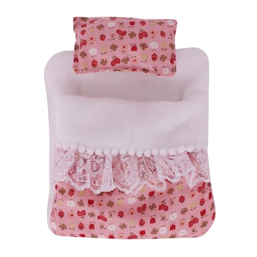Modeblumenmuster Puppenbett Set Mit Kissen Und Schlafsack Für Plüschfiguren Puppen 17 cm Kugel Joint Dolls Modeblumenmuster Puppenbett Set Mit Kissen Und Schlafsack Für Plüschfiguren Puppen 17 cm Kugel Joint Dolls von SELVFZ