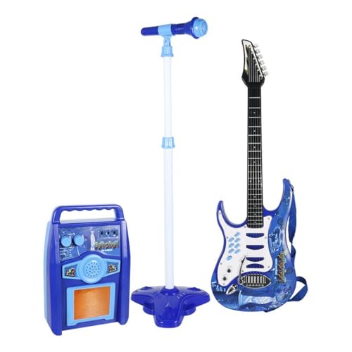 Multifunktion Kinder Musical Toy Toy Set Mit Mikrofongitarrenlautsprechern Karaoke Machine Instrument Zum Singen Spielzeuginstrumente Spielzeug von SELVFZ