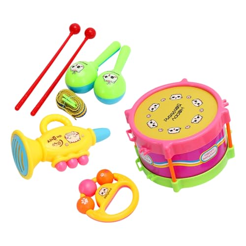 Musical Lernspielzeug Für Baby Interactive Sand Hammer Drum Trompete Hörer Augenkoordination Musikinstrument Spielzeug Sinnes Percussion Instrumente Für Kinder von SELVFZ