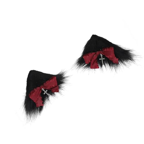 Pelzige Plüsch Ohr Hair Clip Set Von 2 Für Frauen Mädchen Rollenspiele Anime Maid Kopfbedeckung Halloween Cosplay Kostüm Kopfstück Pelzige Plüsch Ohr Hair Clip Set Von 2 Für Frauen Mädchen Rollenspiele Anime Maid Kopfbedeckung Halloween Cosplay Kostüm Kopfstück von SELVFZ