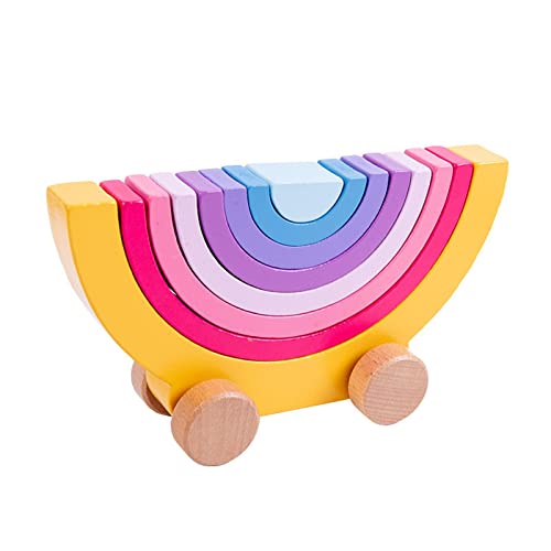 Regenbogenbogenbrückenstapelblöcke Bildungsholzblöcke Stapel Bausteine für Kleinkinder Vorschulspielzeug Langlebig Regenbogenbogenbrückenstapelblöcke Bildungsholzblöcke Stapel Bausteine für Kleinkinder Vorschulspielzeug Langlebig von SELVFZ
