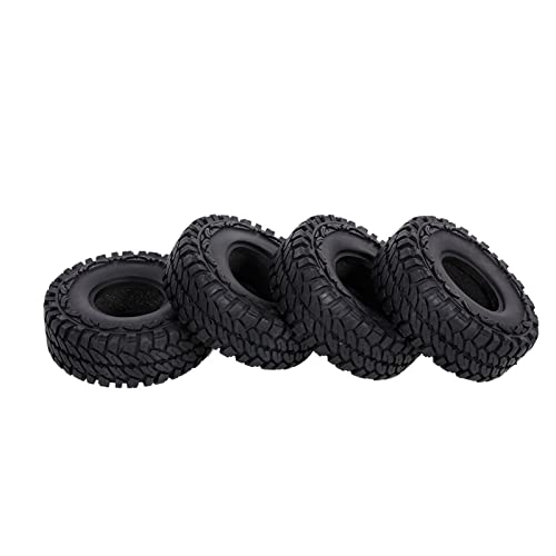 SELVFZ 1 9 Zoll Reifen OD 114mm Gummireifen Für 1/10 Crawler SCX10 D90 4PCS von SELVFZ