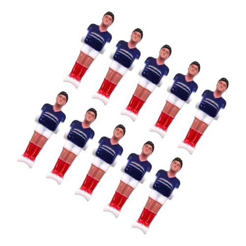 SELVFZ 10pcs Hart Plastik Fußball Foosball Man Tisch Jungen Fußballspieler Plastik Kleine Fußballmänner Foosball Ersatzspieler SELVFZ 10pcs Hart Plastik Fußball Foosball Man Tisch Jungen Fußballspieler Plastik Kleine Fußballmänner Foosball Ersatzspieler von SELVFZ