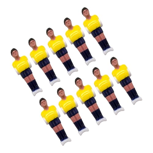 SELVFZ 10pcs Hart Plastik Fußball Foosball Man Tisch Jungen Fußballspieler Plastik Kleine Fußballmänner Foosball Ersatzspieler SELVFZ 10pcs Hart Plastik Fußball Foosball Man Tisch Jungen Fußballspieler Plastik Kleine Fußballmänner Foosball Ersatzspieler von SELVFZ
