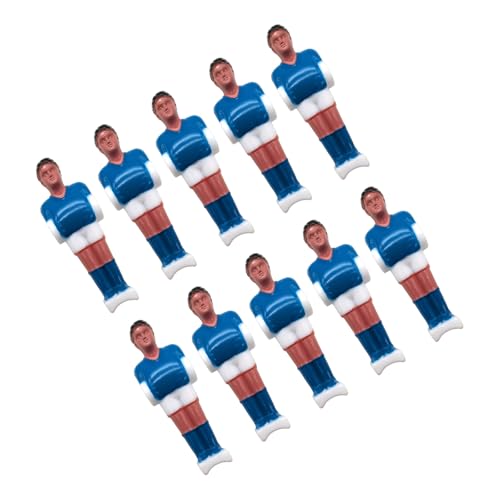 SELVFZ 10pcs Hart Plastik Fußball Foosball Man Tisch Jungen Fußballspieler Plastik Kleine Fußballmänner Foosball Ersatzspieler SELVFZ 10pcs Hart Plastik Fußball Foosball Man Tisch Jungen Fußballspieler Plastik Kleine Fußballmänner Foosball Ersatzspieler von SELVFZ