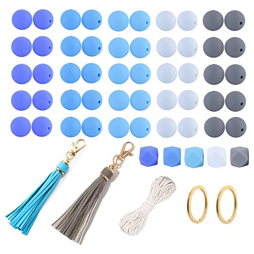 SELVFZ 15/14mm Silikonperlen Set Halskette Armband Perlen Für Handwerk Schmuck Bunte Polygonale Runde Perlen Bulk Accessoire SELVFZ 15/14mm Silikonperlen Set Halskette Armband Perlen Für Handwerk Schmuck Bunte Polygonale Runde Perlen Bulk Accessoire von SELVFZ