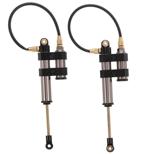 SELVFZ 1Pair Suspensionsschockdämpfer & ACCS Hochleistungshydraulikeinstellbarer Ersatzschocks Für 1:10 SCX10 D90 von SELVFZ