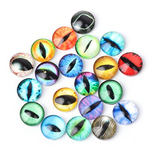 SELVFZ 20pcs Glas Für Puppenaugenherstellung Handwerk Für Spielzeug Dinosaurier Augen Accessor SELVFZ 20pcs Glas Für Puppenaugenherstellung Handwerk Für Spielzeug Dinosaurier Augen Accessor von SELVFZ