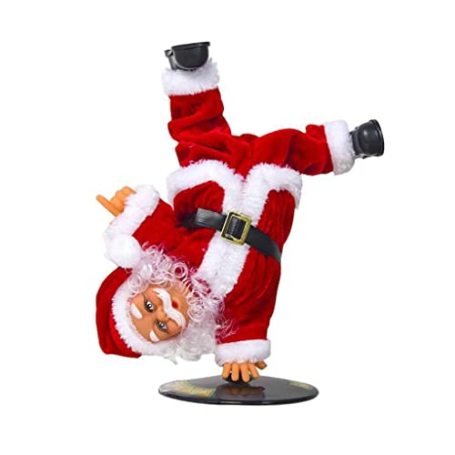 SELVFZ 21x28cm/8.27x11.02in Kinder Plastikspielzeug Kinderspiel Spiel Elektrisch Rotierende Invertierende Weihnachtsmann Für Kreative Vorräte Für Kinder/Adul von SELVFZ