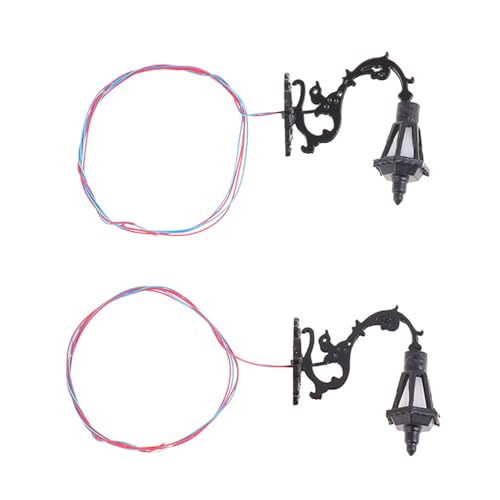 SELVFZ 2pcs Robuste Puppenhäuser Wandlampenmodell Garten Yard Kronleuchter LED Light Mode Accessoire Für Sandtischdekoration SELVFZ 2pcs Robuste Puppenhäuser Wandlampenmodell Garten Yard Kronleuchter LED Light Mode Accessoire Für Sandtischdekoration von SELVFZ