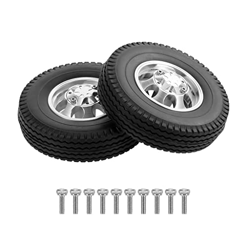 SELVFZ 2pcs Upgrade Rad Für Randradreifen Von Vorne/hinten 7-Speichen Spielzeugzubehör Von 1/14 Skaliertem Hobby Traktor T SELVFZ 2pcs Upgrade Rad Für Randradreifen Von Vorne/hinten 7-Speichen Spielzeugzubehör Von 1/14 Skaliertem Hobby Traktor T von SELVFZ
