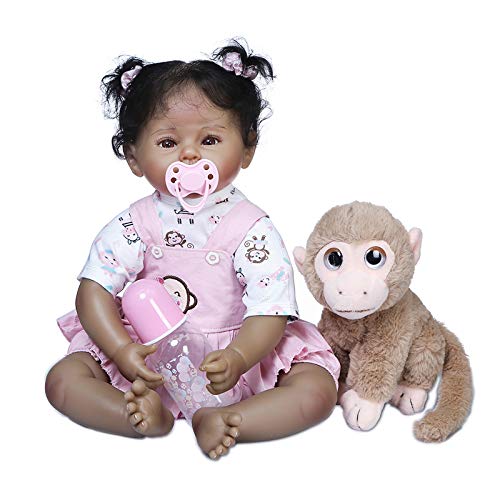 SELVFZ 50 cm Realistisch Für Puppenweiche Body Kleinkind Babys Lebensechter Prinzessin Girl Monkey Spielzeug Geburtstag Kinder Puppen SELVFZ 50 cm Realistisch Für Puppenweiche Body Kleinkind Babys Lebensechter Prinzessin Girl Monkey Spielzeug Geburtstag Kinder Puppen von SELVFZ