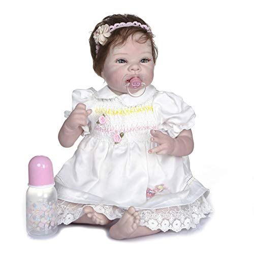 SELVFZ 55 cm Realistisch Für Doll Kleinkind Babys Lebensee Lockige Haare Prinzessin Girl Für Spielen Spielzeug Geburtstag Kinder SELVFZ 55 cm Realistisch Für Doll Kleinkind Babys Lebensee Lockige Haare Prinzessin Girl Für Spielen Spielzeug Geburtstag Kinder von SELVFZ