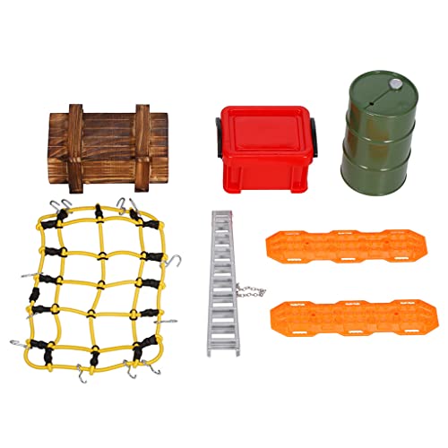 SELVFZ 6 Teile Model Accessoires Klettern Auto Plastik Realistisches Öl Gepäck NET Simulierte Dekorative Ornamente SELVFZ 6 Teile Model Accessoires Klettern Auto Plastik Realistisches Öl Gepäck NET Simulierte Dekorative Ornamente von SELVFZ