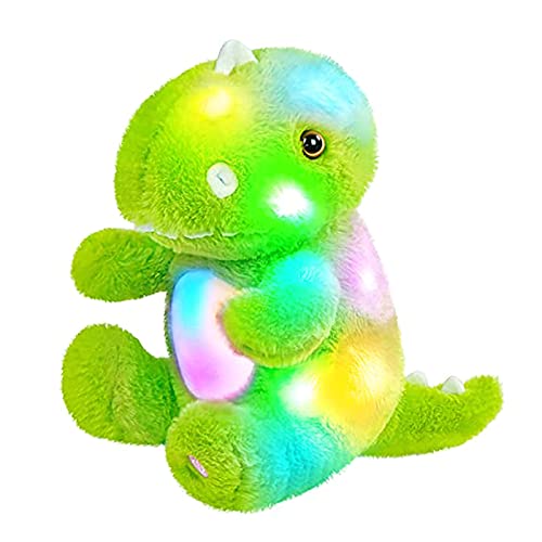 SELVFZ 9.84in Leuchtender Dinosaurier Für Puppenbabyzimmerdekoration Plüsch Für Puppenanpassungsspielzeug Beruhigend Für Für Night Light Doll Für Kinder von SELVFZ
