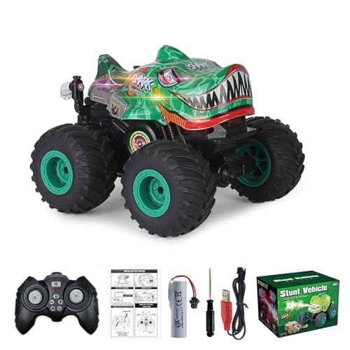 SELVFZ Aufrechnungen Stunt Auto Spielzeug Fernbedienung Pickup Pickup Spielzeug Mit Körperschwingen Blinkendes Led Led Spielfahrzeug Für Alle Alters von SELVFZ