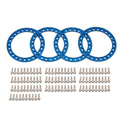 SELVFZ Auto Ersatz Metallrad Schlossringe Für 1 9 Rad Für Rand Für 1/10 SCX10 90046 D90 Mit Schrauben von SELVFZ