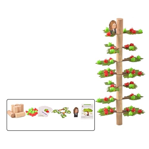 SELVFZ Balance Tree Toy Für Kinder Lustiges Stapelblockspielzeug Für Kleinkind Interactive Balancing Block Desk Aktivität Spielzeug Aus Balancing Brettspiel von SELVFZ