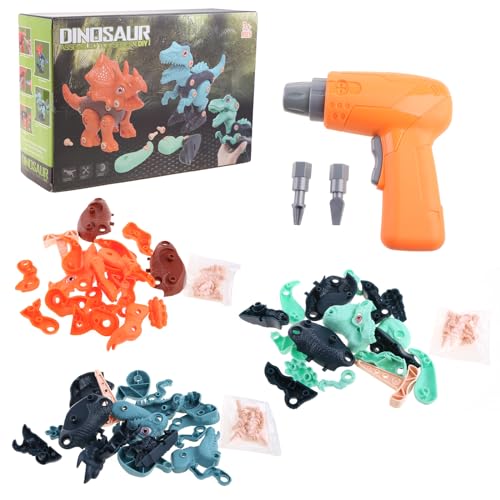 SELVFZ Bildungsstammgebäude Dinosaurierspielzeug Konstruktion Lerngeschenke Dinosaurierspielzeug Nehmen Dinosaurierspielzeug Für Kinder Auseinander. von SELVFZ